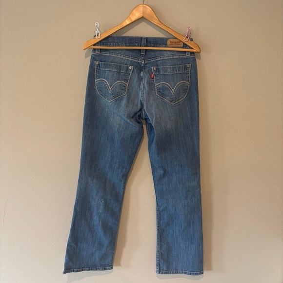 LEVI’S Women’s‎ 529 Curvy Bootcut Denim Jeans W28 L32 EUC Medium Wash - Picture 12 of 12